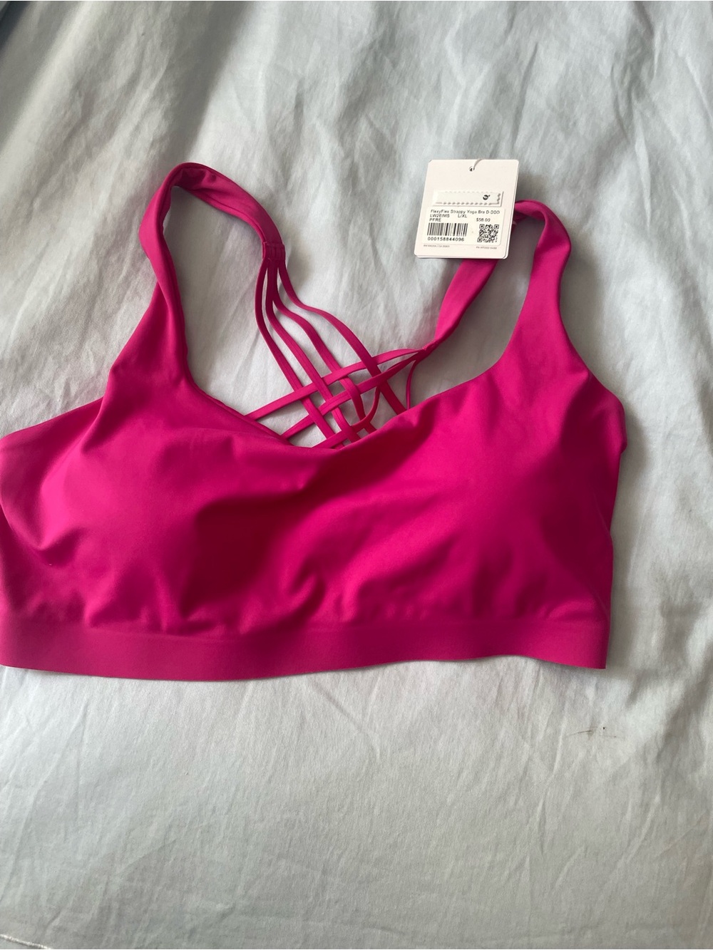 lululemon athletica Strappy Sports Bra - Hot Pink - Picture 2 of 6